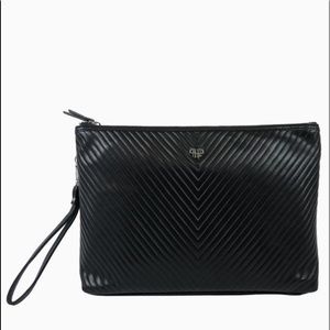 PurseN black large makeup bag